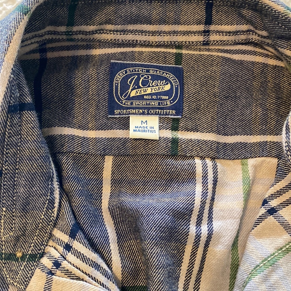 J. crew plaid button up